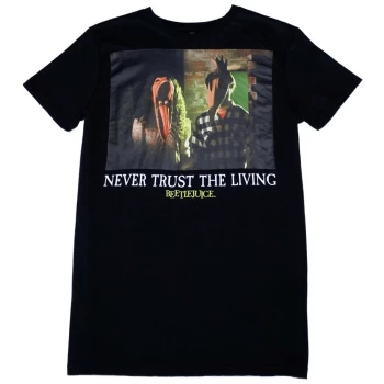 Cakeworthy Beetlejuice Never Trust The Living T-Shirt - S