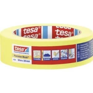 tesa PRECISION 04334-00002-00 Masking tape Praezisionskrepp Yellow (L x W) 50 m x 30 mm