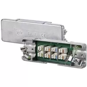 Metz Connect 130863-E BTR Netcom Distributor box flexible: - fixed: 0.128-0.325 mm² Number of pins (num): 8 Silver