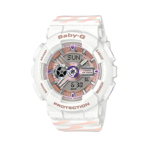 Casio Baby-G Standard Analog-Digital Watch BA-110CH-7A - White