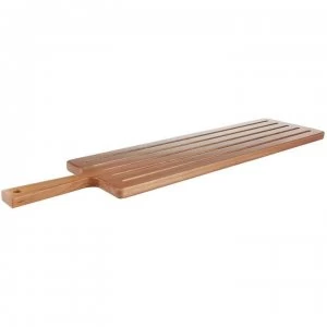 Linea Acacia Wood Long wooden platter board - Wood Colour