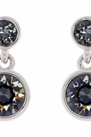 Ladies Karen Millen PVD Silver Plated Crystal Dot Earring KMJ879-01-101