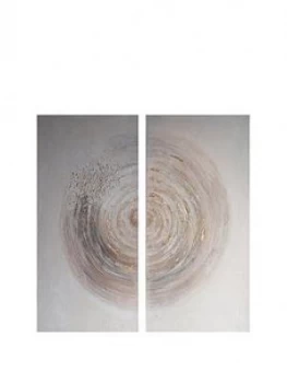 Gallery Amber Spiral Textured Canvas