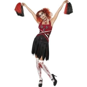 High School Horror Cheerleader Costume Medium One Colour