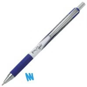 Original Zebra Z Grip Flight Medium Ball Pen Blue Pack of 12 Pens