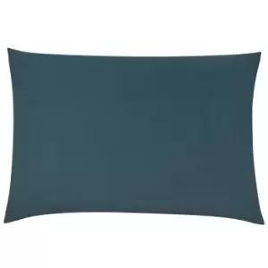 Contra Velvet Cushion Slate Blue, Slate Blue / 40 x 60cm / Polyester Filled