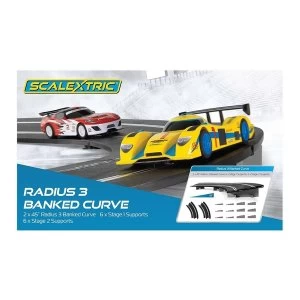 Banked Curve R3 45&deg; Scalextric Accessory Pack