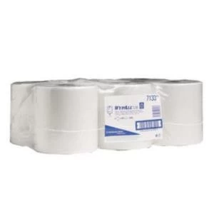 Wypall L10 Wipers Centrefeed One Ply White 1 x Pack of 6 Rolls 7266