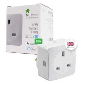 Energenie WiFi Smart Mains Plug - Compatible with Google Assistant and Alexa UK Plug