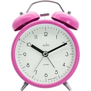 Acctim Clock 16113 9.8cm x 5.7cm x 12.5cm Pink Villanelle