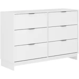 Out & out Maren Double Chest of Drawers- White