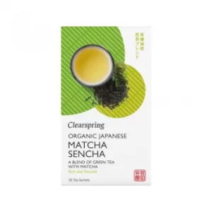 Clearspring Organic Japanese Matcha Sencha Tea 20 bag