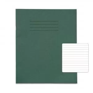 RHINO 8 x 6.5 Handwriting Book 32 Pages 16 Leaf Dark Green