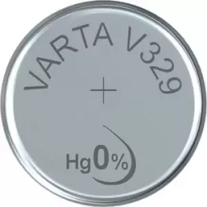 Varta SILVER Coin V329/SR731 NaBli 1 Button cell SR731 Silver oxide 37 mAh 1.55 V