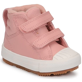 Converse CHUCK TAYLOR ALL STAR BERKSHIRE BOOT SEASONAL LEATHER HI Girls Childrens Shoes (High-top Trainers) in Pink toddler,4.5 toddler,5.5 toddler,6