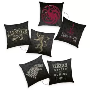 Game Of Thrones Pillows Logos 40 x 40cm Assortment (15)