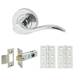 Elegance Floating Handle Set with Latch and Hinges