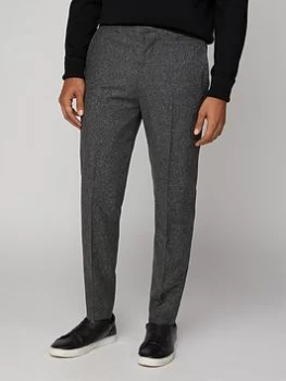 Ben Sherman Speckled Trousers - Charcoal, Size 34, Men