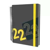Collins Delta A5 Day to Page Mid-Year Diary 2022/2023 - Yellow 817981