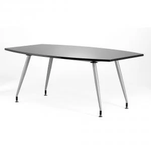 Trexus 1800x1200x800mm Boardroom Table High Gloss Black Ref I000731