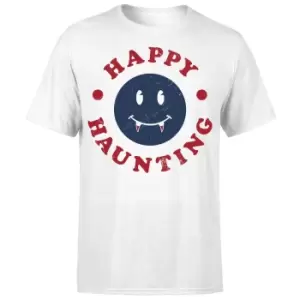Happy Haunting Fang T-Shirt - White - L