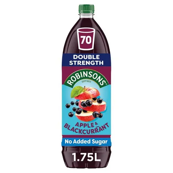 Robinsons Double Concentrate Squash Apple and Blackcurrent