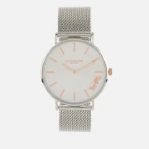 Coach Womens Perry Mesh Strap Watch - Rou SWH