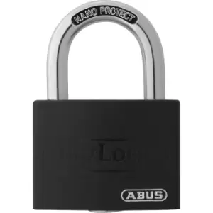 ABUS Padlock, can be written on, T65AL/40, pack of 12, black