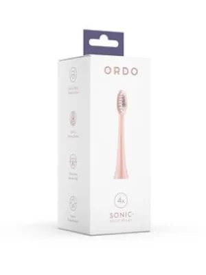 Ordo Sonic+ Brush Heads 4-Pack (Rose Gold)