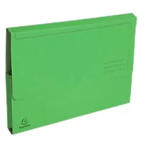 Exacompta Document Wallet A4 290gsm Green Pack of 100