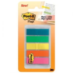 Post it Flags Highlighter Colours Small 13mm 4x25 Flags