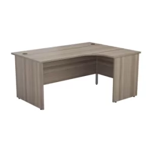 1800 X 1200 Panel Right Hand Radial Desk Grey Oak