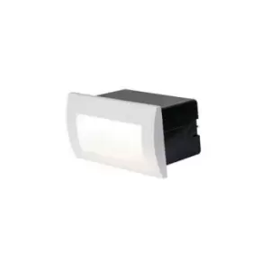 Larissa Banya Outdoor Sconce Wall Lamp LED 3W 3000K Aluminum White Color IP65