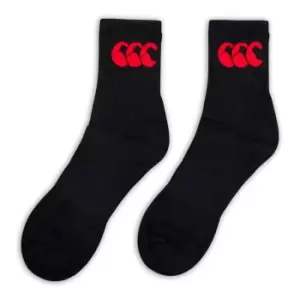 Canterbury Crew Sock 3 Pck 10 - Black