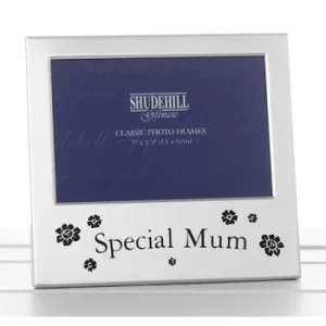 Satin Silver Occasion Frame Special Mum 5x3