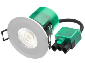 Bell 6W Firestay LED Integrated Fixed Downlight, Incl White & Satin Bezel - 4000K - Plug & Play Fitting - BL10501