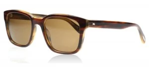 Oliver Peoples Wyler Sun Sunglasses Amaretto / Striped Honey 131083 Polariserade 54mm