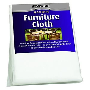 Ronseal Lint Free Furniture Care Cloths - Pack of 3