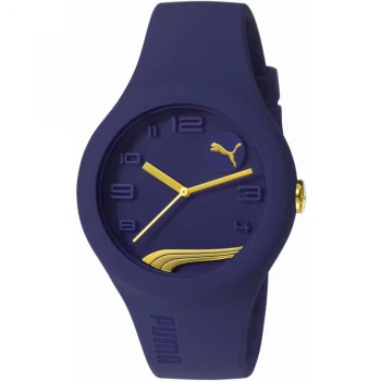 Mens Puma PU10300 FORM - blueberry gold Watch