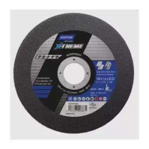 125x1.6x22.23mm NOR-XTREME CUTTING DISC A46V TYPE 41