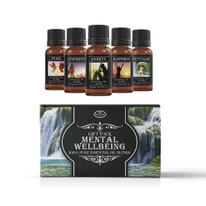 Mystic Moments Mental Wellbeing Essential Oils Blend Gift Pack