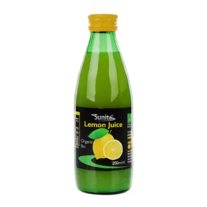 Sunita Lemon Juice - Organic 250ml x 12