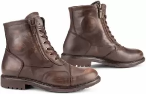 Falco Aviator Motorcycle Boots, brown, Size 42, brown, Size 42