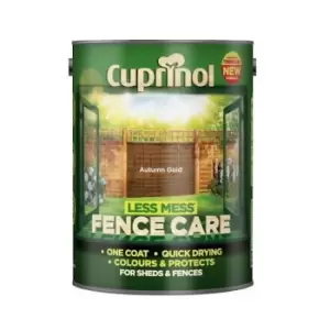 Cuprinol Less Mess Fence Care - Autumn Gold - 5L