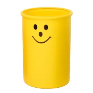 "Smiley" Lunar Bins, Yellow, 95 litre capacity, polyethylene indoor litter bin