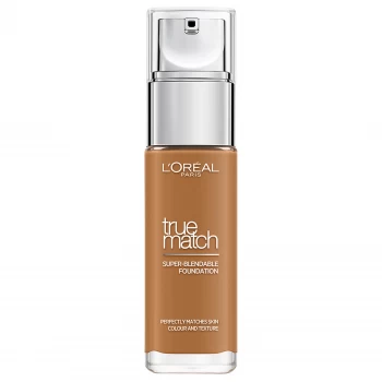L'Oral Paris True Match Liquid Foundation with SPF and Hyaluronic Acid 30ml (Various Shades) - 8.5C Rose Pecan