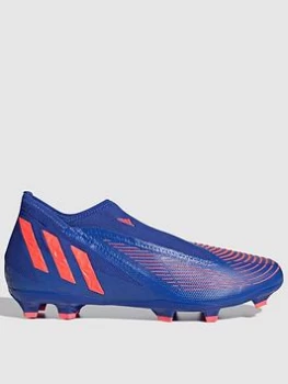 adidas Predator Laceless 20.3 Firm Ground Football Boots - Blue Size 10, Men