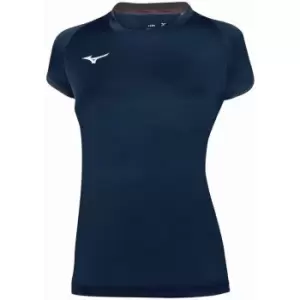 Mizuno Core Short Sleeve T Shirt Womens - Blue