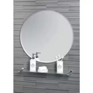 Fitzrovia Round Mirror 60cm Dia - Chrome
