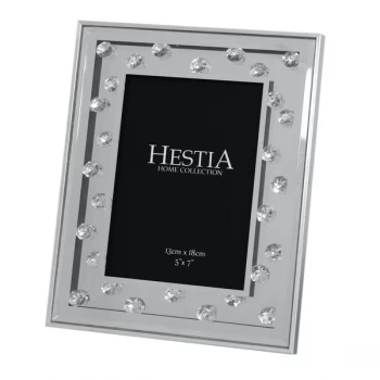 5" x 7" - HESTIA Mirror & Crystal Beads Photo Frame
